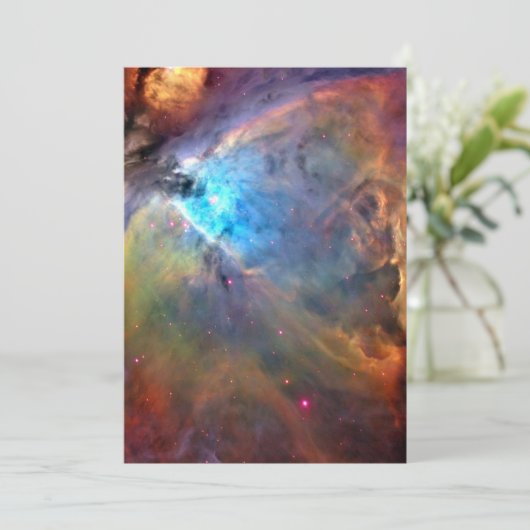 Orion Nebula Space Galaxy Kaart (Staand voorkant)