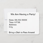 Orion Nebula Space Galaxy Kaart (Achterkant)