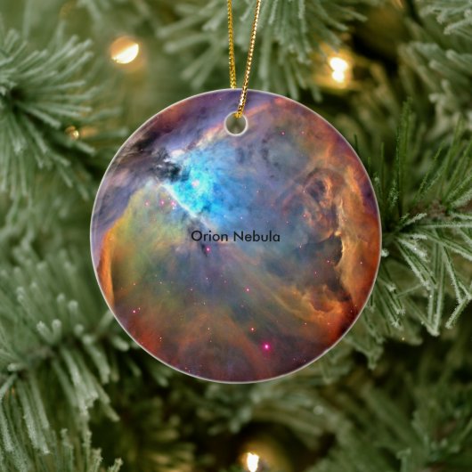 Orion Nebula Space Galaxy Keramisch Ornament (Boom)