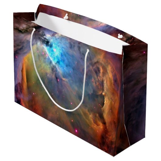 Orion Nebula Space Galaxy Large Cadeautasje (Achterkant Gekanteld)