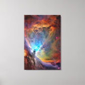 Orion Nebula Space Galaxy low contrast Canvas Afdruk (Voorkant)