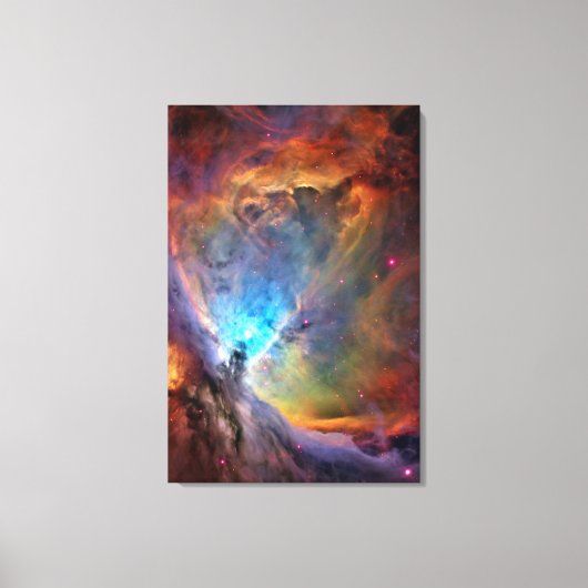Orion Nebula Space Galaxy low contrast Canvas Afdruk (Voorkant)