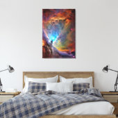 Orion Nebula Space Galaxy low contrast Canvas Afdruk (Insitu (Slaapkamer))