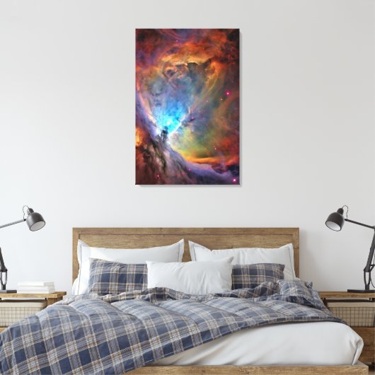 Orion Nebula Space Galaxy low contrast Canvas Afdruk (Insitu (Slaapkamer))