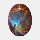 Orion Nebula Space Galaxy low contrast Keramisch Ornament (Voorkant)
