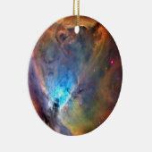 Orion Nebula Space Galaxy low contrast Keramisch Ornament (Rechts)
