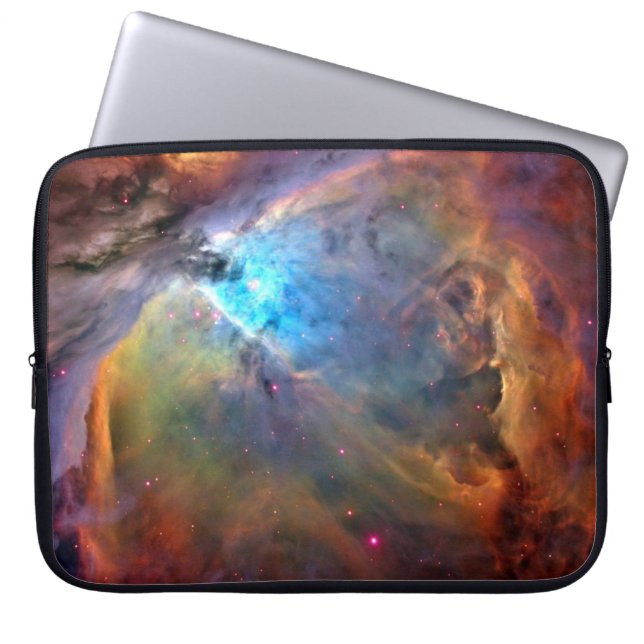 Orion Nebula Space Galaxy low contrast Laptop Sleeve (Voorkant)