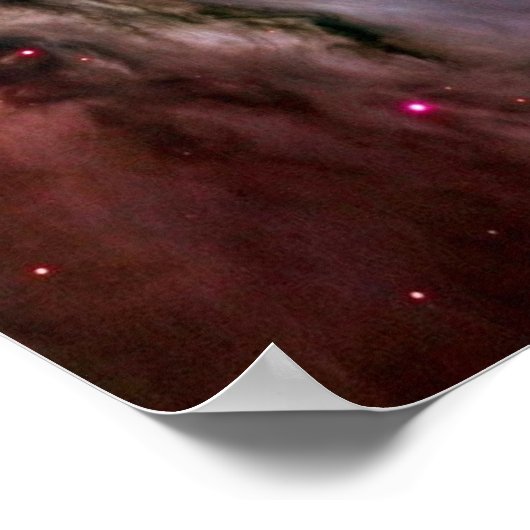 Orion Nebula Space Galaxy low contrast Poster (Hoek)