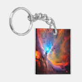 Orion Nebula Space Galaxy low contrast Sleutelhanger (Voorkant Links)
