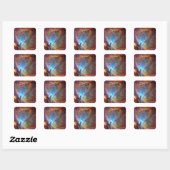 Orion Nebula Space Galaxy low contrast Vierkante Sticker (Vel)