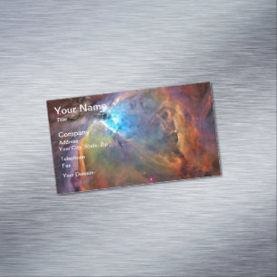 Orion Nebula Space Galaxy Magnetic Visitekaartje Magnetisch Visitekaartje