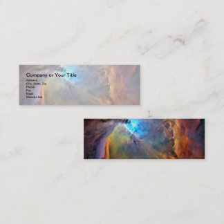 Orion Nebula Space Galaxy Mini Visitekaartje