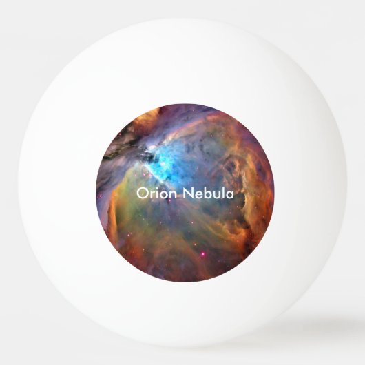 Orion Nebula Space Galaxy Pingpongbal (Voorkant)