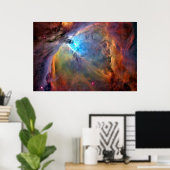 Orion Nebula Space Galaxy Poster (Thuiskantoor)