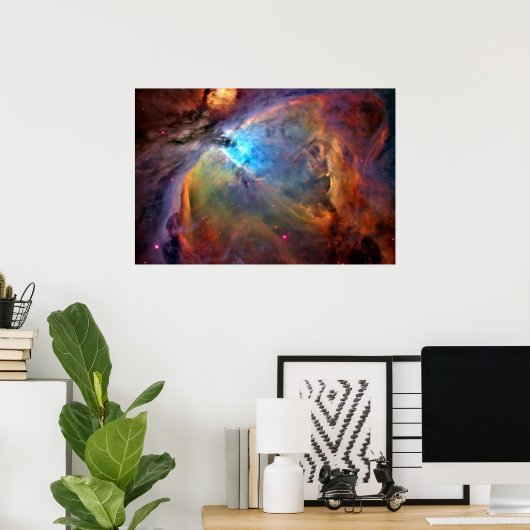 Orion Nebula Space Galaxy Print (Thuiskantoor)