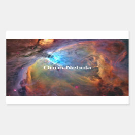 Orion Nebula Space Galaxy Rechthoekige Sticker