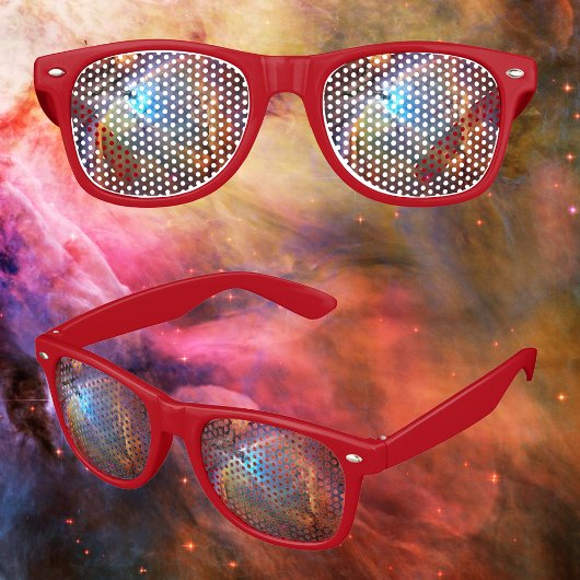 Orion Nebula Space Galaxy Retro Zonnebril