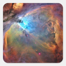 Orion Nebula Space Galaxy Vierkante Sticker