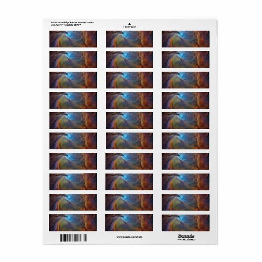 ORION NEBULA SPACE WONDERS STARS GALAXY UNIVERSE P ETIKET (Full Sheet)