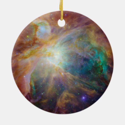 Orion Nebula Stars Composiet Keramisch Ornament (Achterkant)