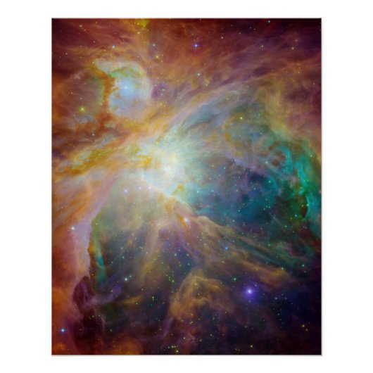 Orion Nebula Stars Composiet Perfect Poster (Voorkant)