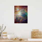 Orion Nebula Stars Composiet Poster (Keuken)
