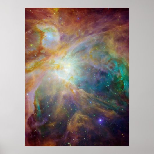 Orion Nebula Stars Composiet Poster (Voorkant)