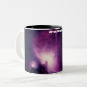 Orion Nebula Tweekleurige Koffiemok (Voorkant links)