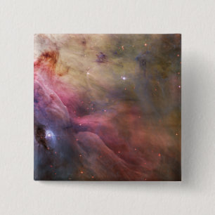 Orion Nebula Vierkante Button 5,1 Cm