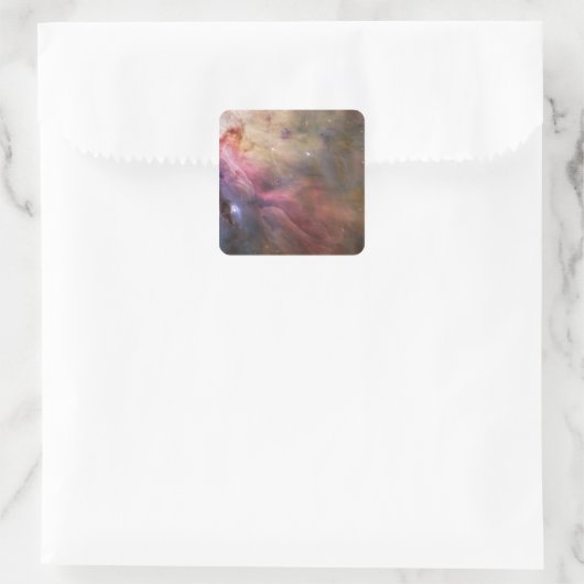 Orion Nebula Vierkante Sticker (Tas)