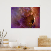 Orion Nebula zalmroze NASA Poster (Keuken)