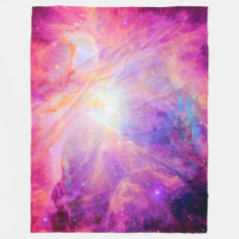 Orion-nevel Kleurrijke Roze Paarse Fleece Deken