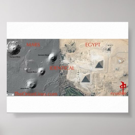 Orion op Mars Poster (Voorkant)