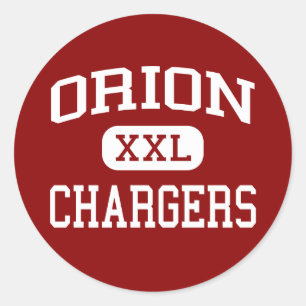 Orion - Opladers - Middelbare school - Orion Illin Ronde Sticker