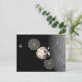 Orion Spacecraft in Lunar Orbit Briefkaart (Staand voorkant)