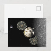 Orion Spacecraft in Lunar Orbit Briefkaart (Voorkant / Achterkant)