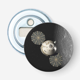 Orion Spacecraft in Lunar Orbit Button Flesopener
