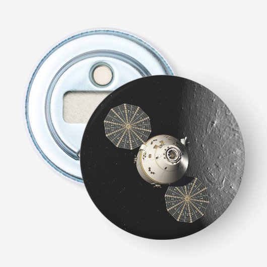 Orion Spacecraft in Lunar Orbit Button Flesopener (Voorkant)