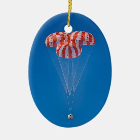 Orion Spacecraft Parachute Landing Keramisch Ornament (Voorkant)