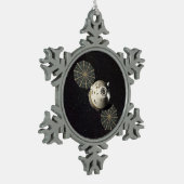 Orion Spacecraft Tin Sneeuwvlok Ornament (Links)