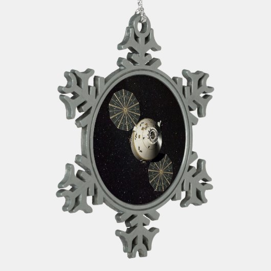 Orion Spacecraft Tin Sneeuwvlok Ornament (Links)