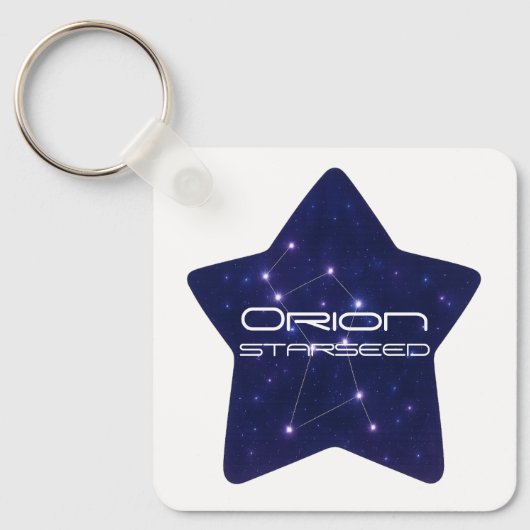 Orion Starseed Sleutelhanger | Aangepaste Galactis (Voorkant)