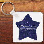 Orion Starseed Sleutelhanger | Aangepaste Galactis (Voorkant)