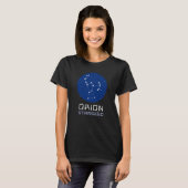 Orion Starseed T-shirt – Blauw & Wit Design (Voorkant volledig)