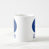 Orion Sterrenzaad Mok – Blauw & Wit Kosmisch Ontwe (Center)