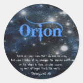 Orion Sticker (Voorkant)