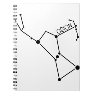 Orion the hunter Constellation Stars Notitieboek