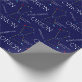 Orion van het noordelijk halfrond cadeaupapier (Hoek)