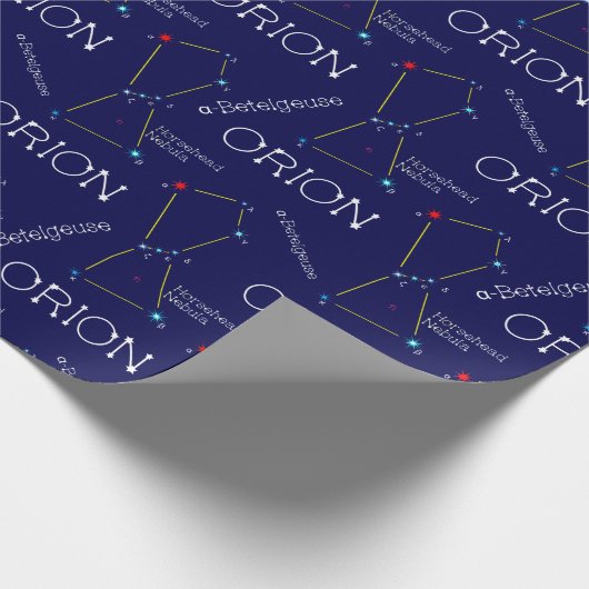 Orion van het noordelijk halfrond cadeaupapier (Hoek)