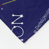 Orion van het noordelijk halfrond fleece deken (Hoek)